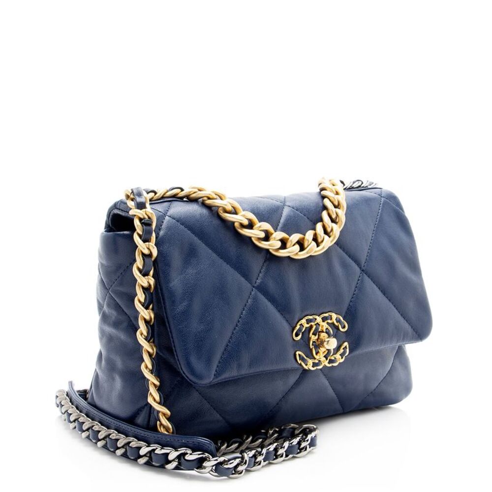 Chanel Lambskin 19 Medium Flap Shoulder Bag - Picture 2 of 10